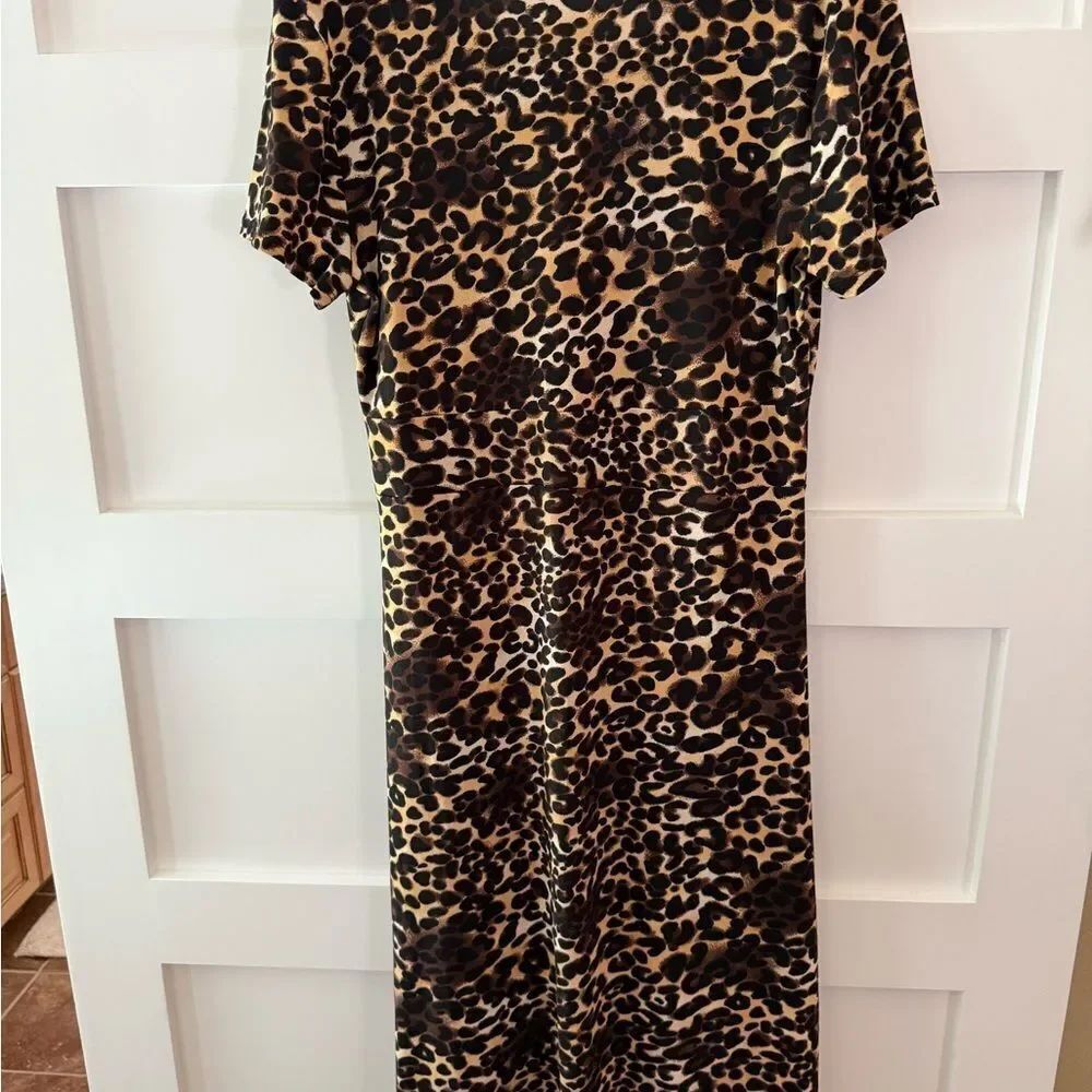 Leopard Print Maxi Dress - Picture 6 of 10